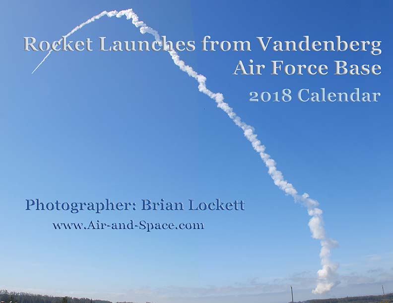 Lockett Books Calendar Catalog: Rocket Launches from Vandenberg Air Force Base